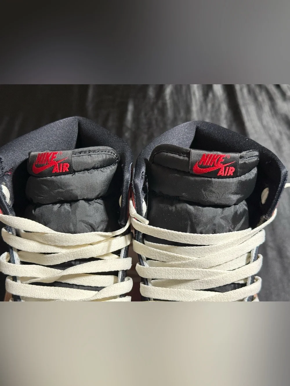 Men's Size 12 - Jordan 1 Retro High OG Black Toe Reimagined